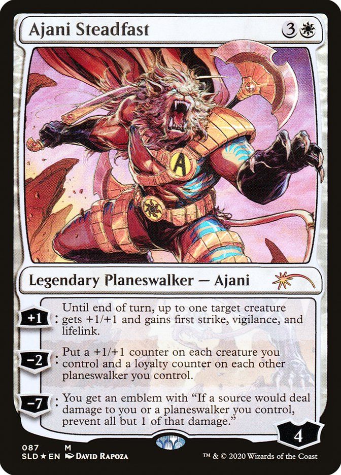 Ajani Steadfast [Secret Lair Drop Series] | Dragon's Lair Comics and Fantasy Houston TX