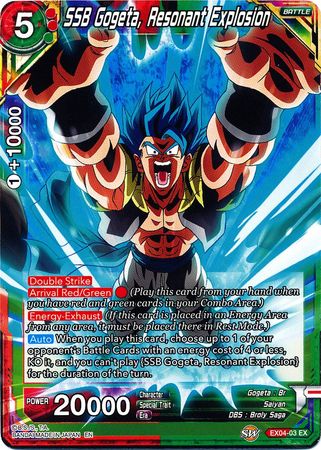 SSB Gogeta, Resonant Explosion (EX04-03) [Unity of Saiyans] | Dragon's Lair Comics and Fantasy Houston TX