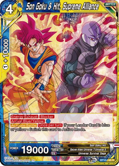 Son Goku & Hit, Supreme Alliance (Event Pack 08) (BT10-145) [Tournament Promotion Cards] | Dragon's Lair Comics and Fantasy Houston TX