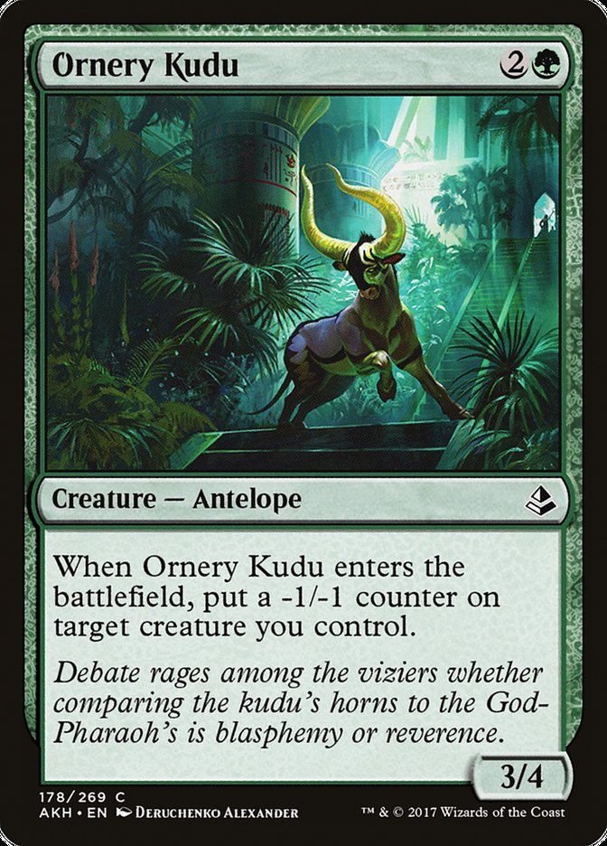 Ornery Kudu [Amonkhet] | Dragon's Lair Comics and Fantasy Houston TX