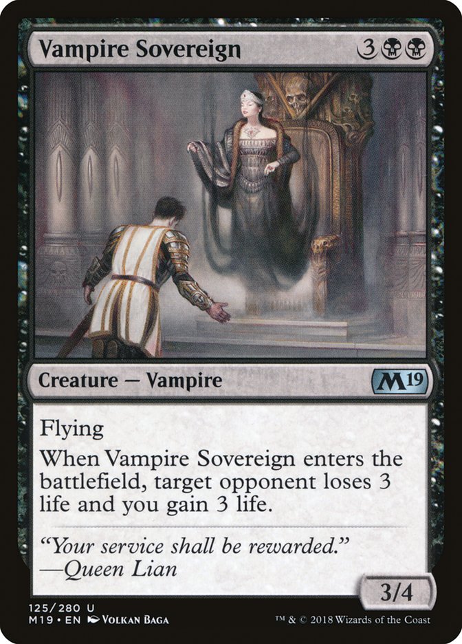 Vampire Sovereign [Core Set 2019] | Dragon's Lair Comics and Fantasy Houston TX