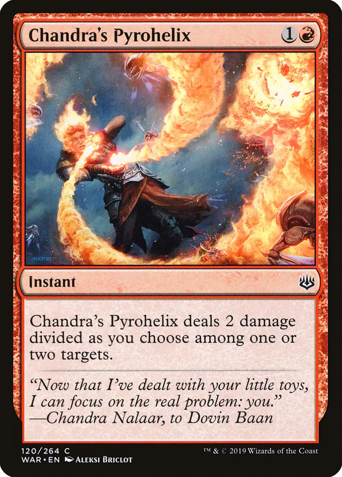 Chandra's Pyrohelix [War of the Spark] | Dragon's Lair Comics and Fantasy Houston TX