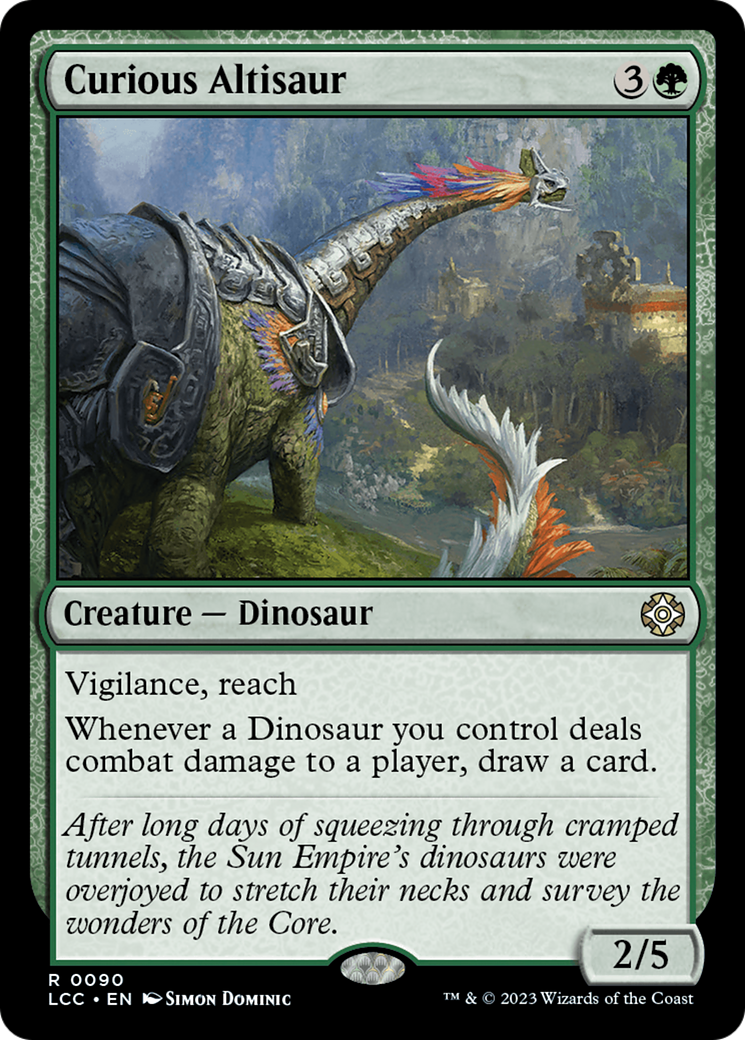 Curious Altisaur [The Lost Caverns of Ixalan Commander] | Dragon's Lair Comics and Fantasy Houston TX