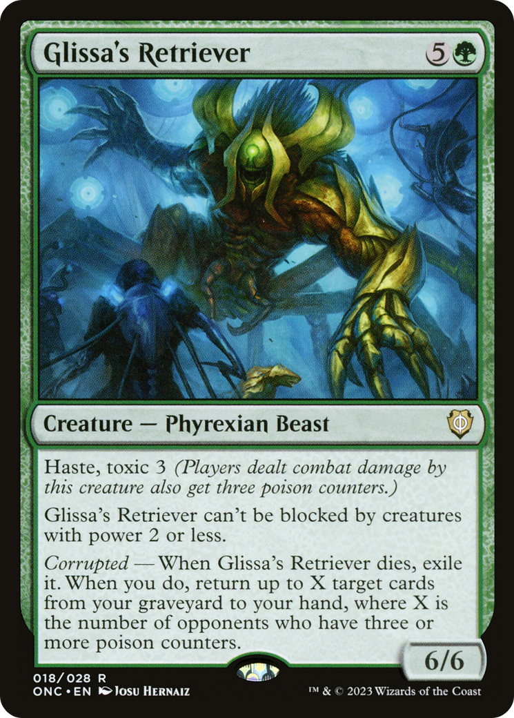 Glissa's Retriever [Phyrexia: All Will Be One Commander] | Dragon's Lair Comics and Fantasy Houston TX