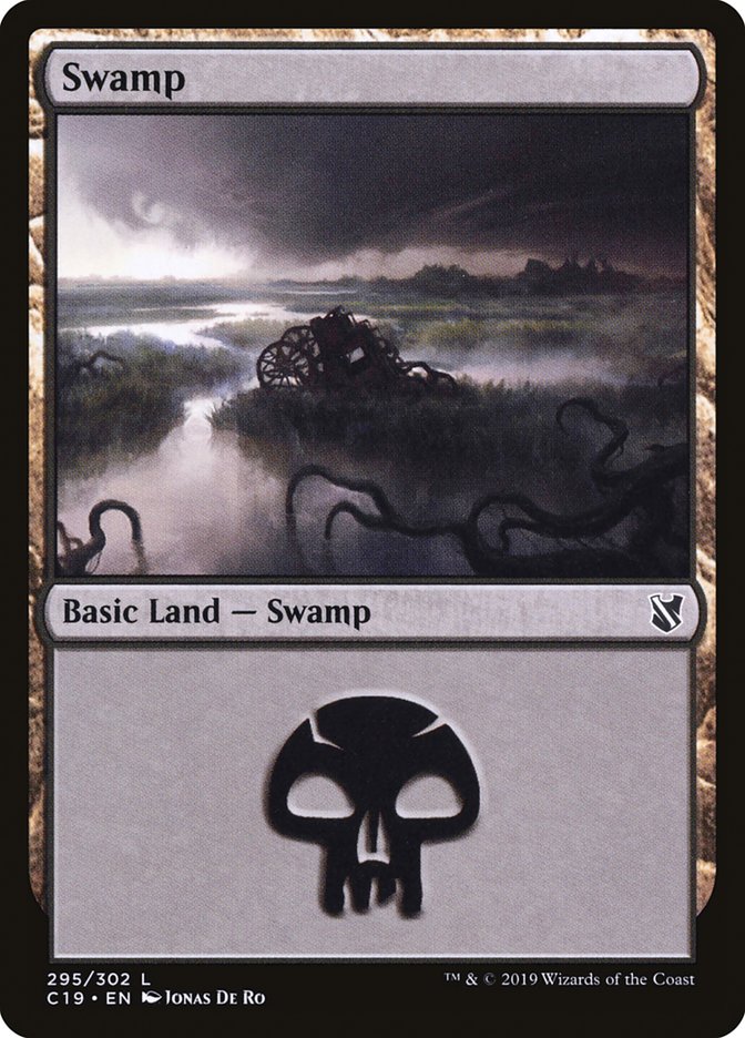 Swamp (295) [Commander 2019] | Dragon's Lair Comics and Fantasy Houston TX