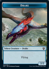 Drake // Elemental (002) Double-Sided Token [Commander 2021 Tokens] | Dragon's Lair Comics and Fantasy Houston TX