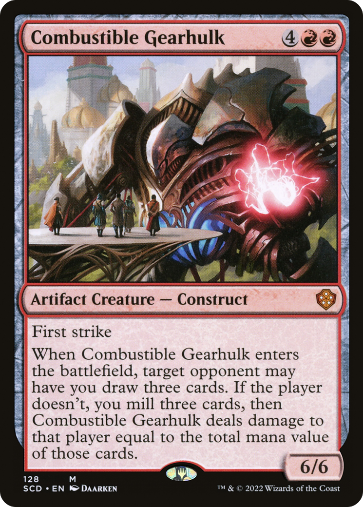 Combustible Gearhulk [Starter Commander Decks] | Dragon's Lair Comics and Fantasy Houston TX