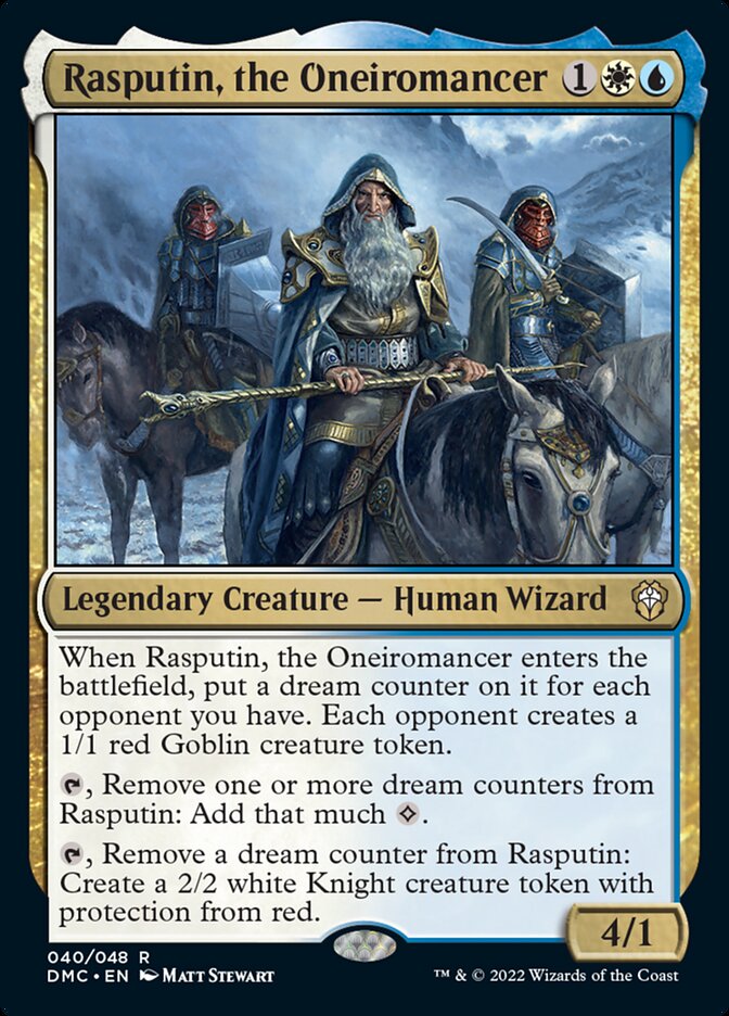 Rasputin, the Oneiromancer [Dominaria United Commander] | Dragon's Lair Comics and Fantasy Houston TX