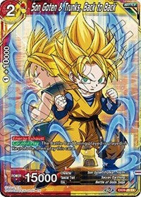 Son Goten & Trunks, Back to Back (EX09-05) [Saiyan Surge] | Dragon's Lair Comics and Fantasy Houston TX