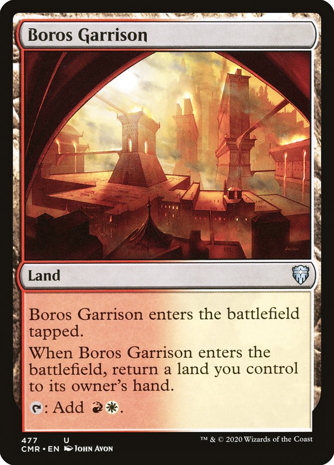 Boros Garrison [Commander Legends] | Dragon's Lair Comics and Fantasy Houston TX