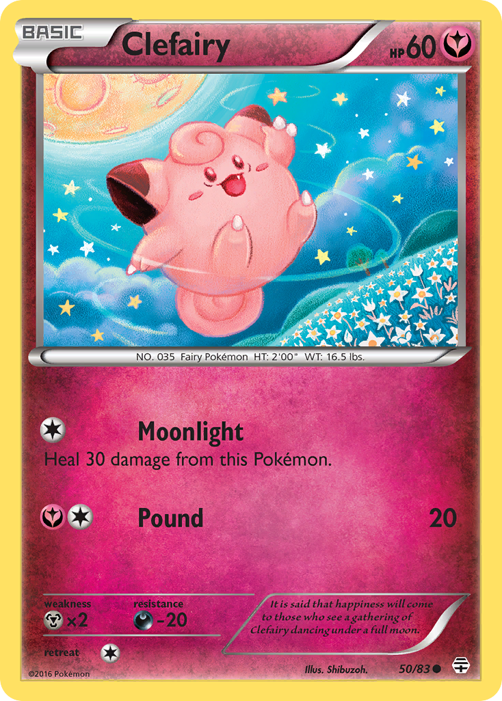 Clefairy (50/83) [XY: Generations] | Dragon's Lair Comics and Fantasy Houston TX