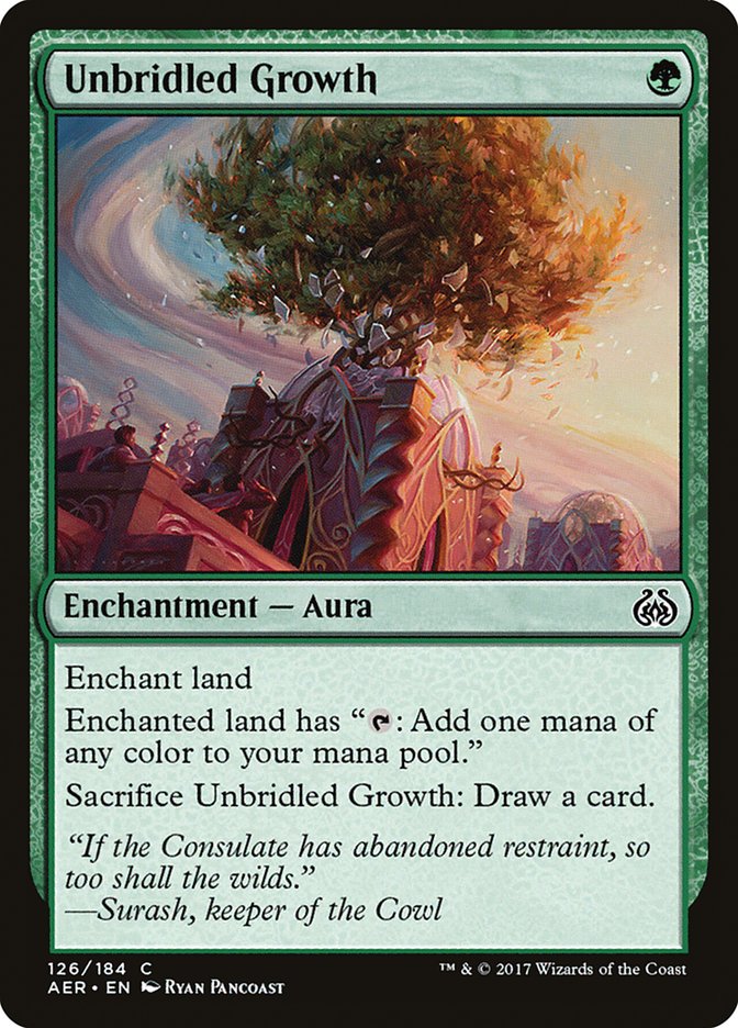 Unbridled Growth [Aether Revolt] | Dragon's Lair Comics and Fantasy Houston TX