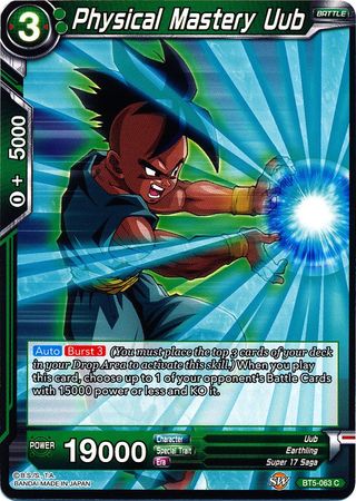 Physical Mastery Uub (BT5-063) [Miraculous Revival] | Dragon's Lair Comics and Fantasy Houston TX