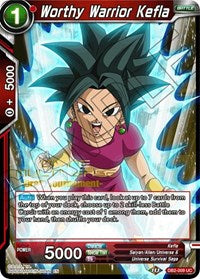 Worthy Warrior Kefla (Divine Multiverse Draft Tournament) (DB2-009) [Tournament Promotion Cards] | Dragon's Lair Comics and Fantasy Houston TX