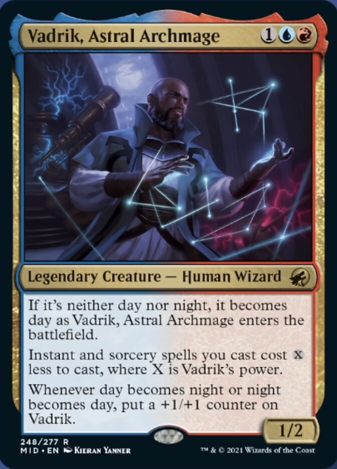 Vadrik, Astral Archmage [Innistrad: Midnight Hunt] | Dragon's Lair Comics and Fantasy Houston TX