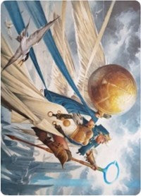 Linvala, Shield of Sea Gate Art Card [Zendikar Rising Art Series] | Dragon's Lair Comics and Fantasy Houston TX