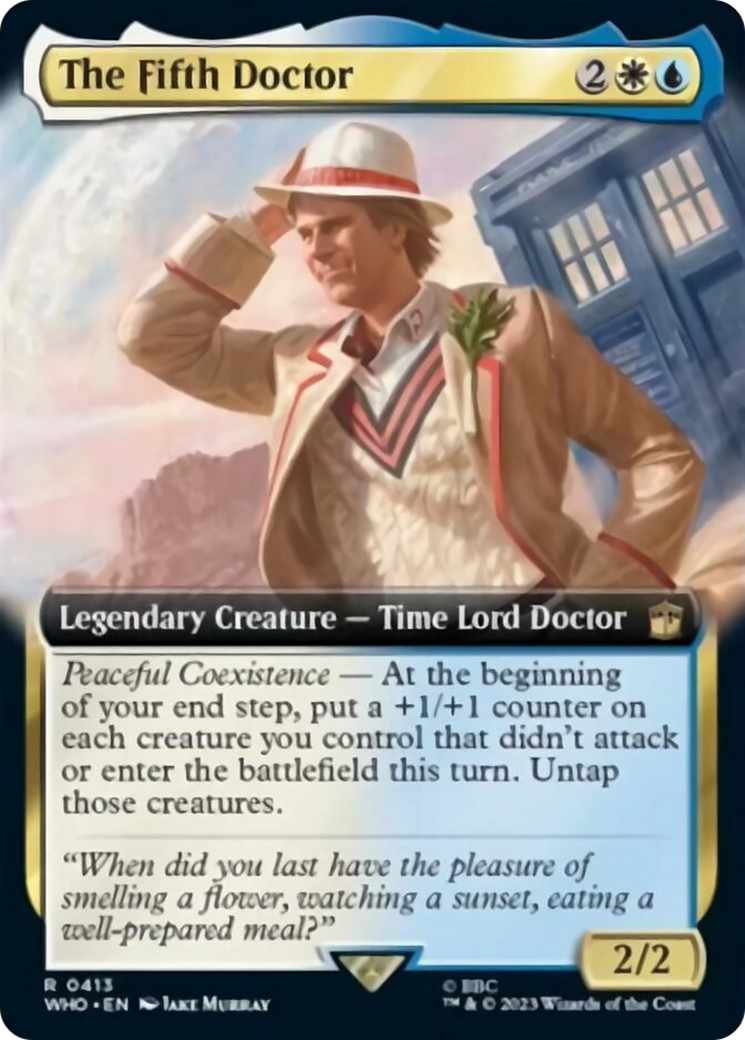 The Fifth Doctor (Extended Art) [Doctor Who] | Dragon's Lair Comics and Fantasy Houston TX