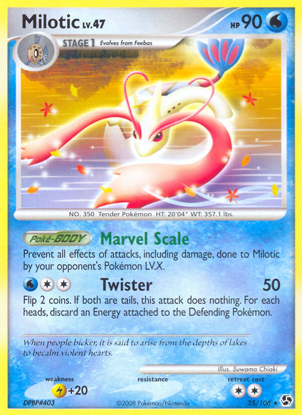 Milotic (25/106) [Diamond & Pearl: Great Encounters] | Dragon's Lair Comics and Fantasy Houston TX