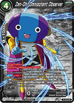 Zen-Oh, Omnipotent Observer (Unison Warrior Series Boost Tournament Pack Vol. 7 - Winner) (P-373) [Tournament Promotion Cards] | Dragon's Lair Comics and Fantasy Houston TX