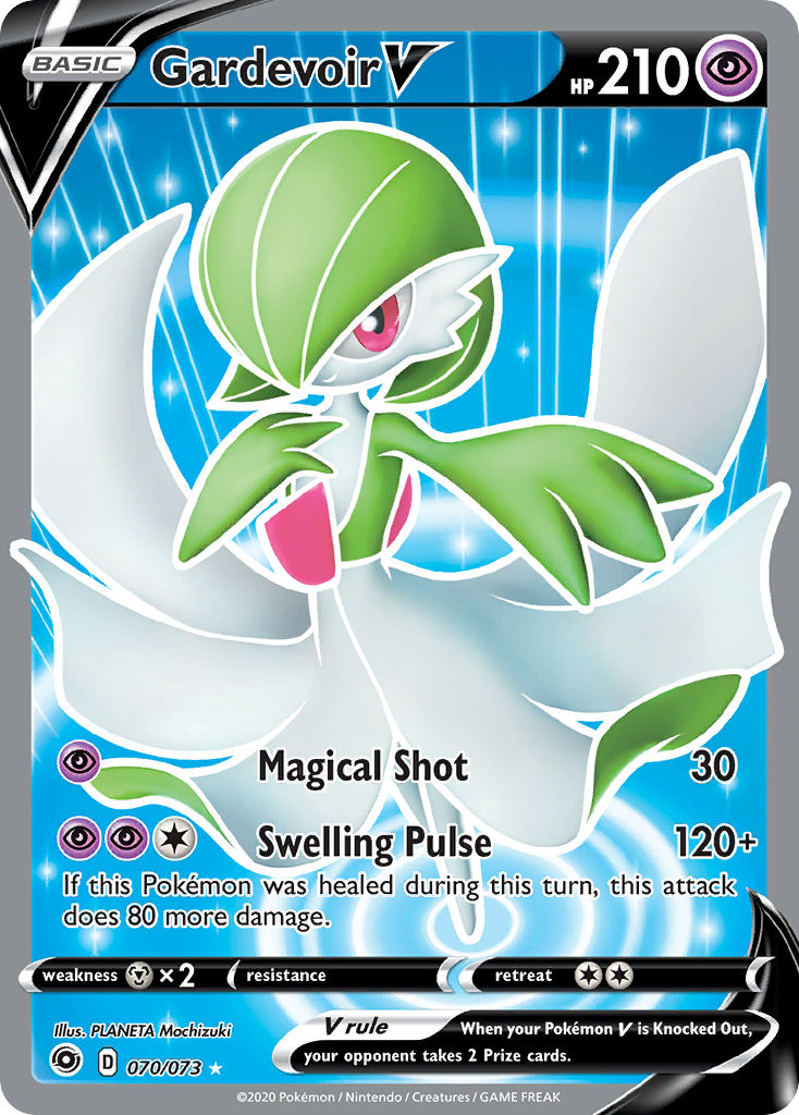 Gardevoir V (070/073) [Sword & Shield: Champion's Path] | Dragon's Lair Comics and Fantasy Houston TX