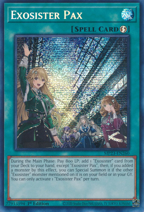 Exosister Pax [MP23-EN260] Prismatic Secret Rare | Dragon's Lair Comics and Fantasy Houston TX