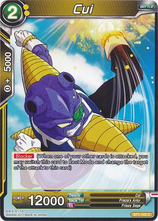 Cui (BT1-105) [Galactic Battle] | Dragon's Lair Comics and Fantasy Houston TX