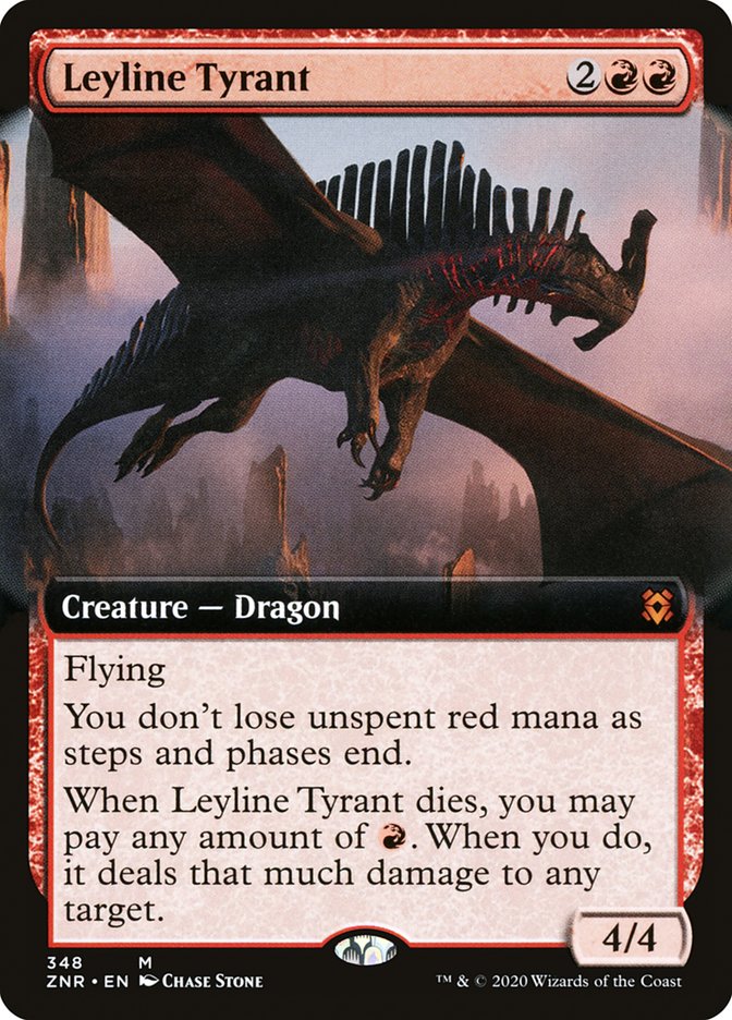 Leyline Tyrant (Extended Art) [Zendikar Rising] | Dragon's Lair Comics and Fantasy Houston TX