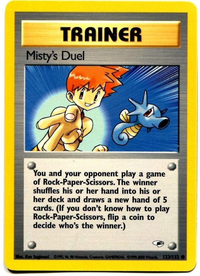 Misty's Duel (123/132) [Gym Heroes Unlimited] | Dragon's Lair Comics and Fantasy Houston TX