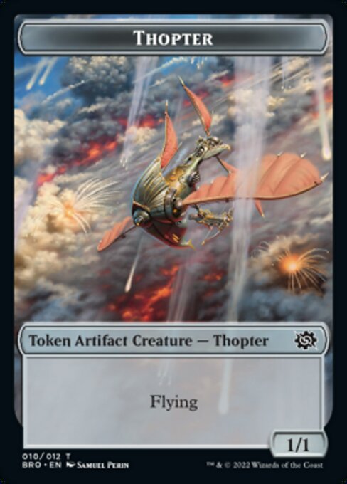 Powerstone // Thopter Double-Sided Token [The Brothers' War Tokens] | Dragon's Lair Comics and Fantasy Houston TX