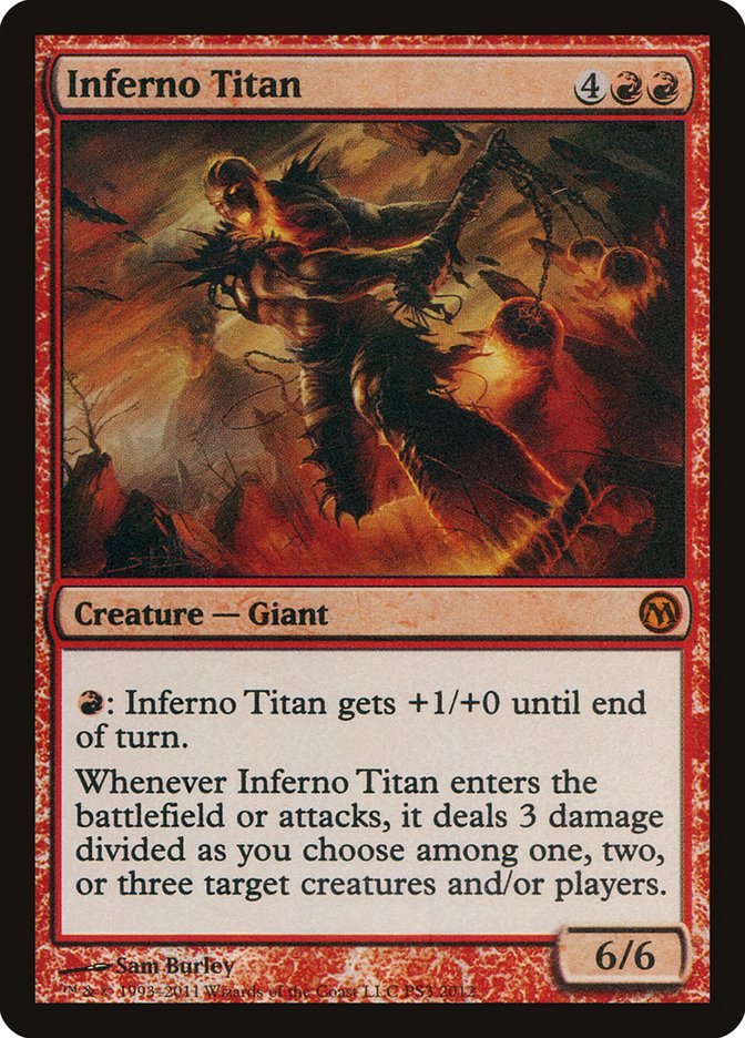 Inferno Titan (Duels of the Planeswalkers Promos) [Duels of the Planeswalkers Promos 2011] | Dragon's Lair Comics and Fantasy Houston TX