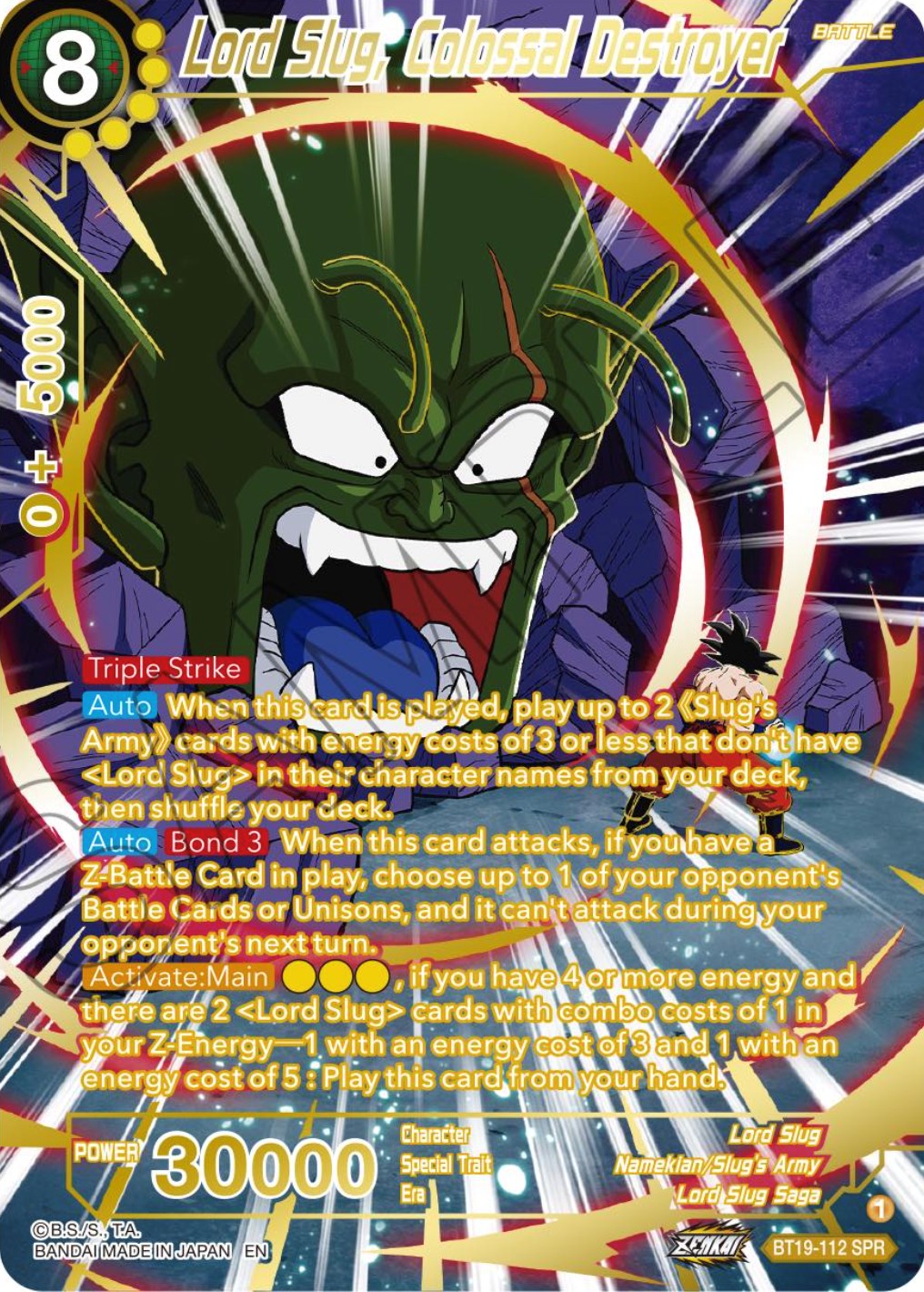 Lord Slug, Colossal Destroyer (SPR) (BT19-112) [Fighter's Ambition] | Dragon's Lair Comics and Fantasy Houston TX