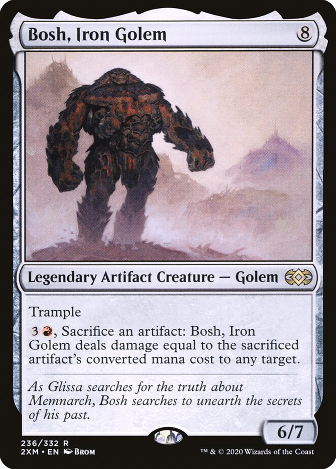 Bosh, Iron Golem [Double Masters] | Dragon's Lair Comics and Fantasy Houston TX