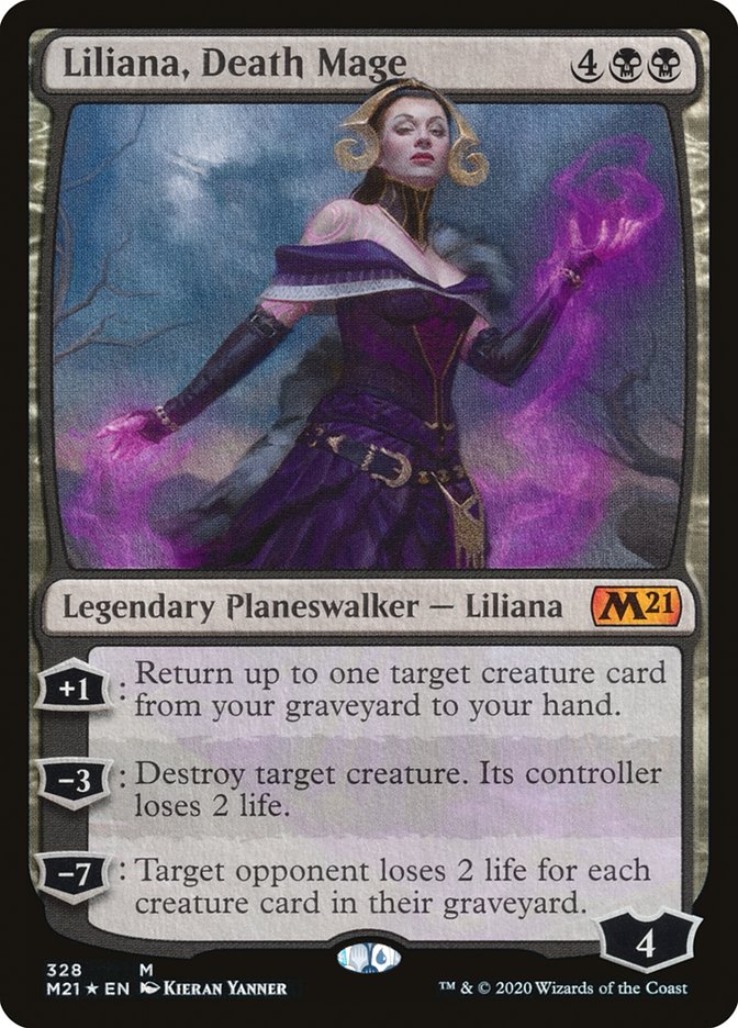 Liliana, Death Mage [Core Set 2021] | Dragon's Lair Comics and Fantasy Houston TX