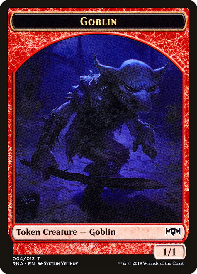 Goblin Token [Ravnica Allegiance Tokens] | Dragon's Lair Comics and Fantasy Houston TX