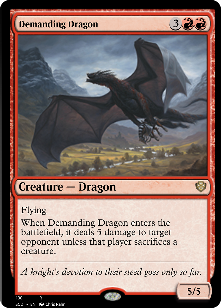 Demanding Dragon [Starter Commander Decks] | Dragon's Lair Comics and Fantasy Houston TX