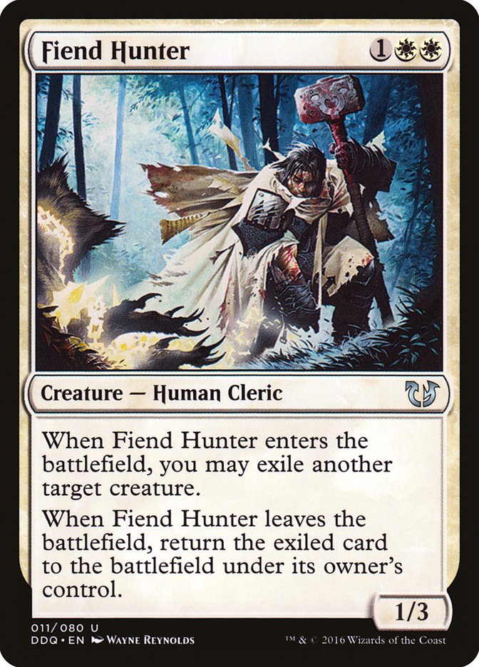 Fiend Hunter [Duel Decks: Blessed vs. Cursed] | Dragon's Lair Comics and Fantasy Houston TX