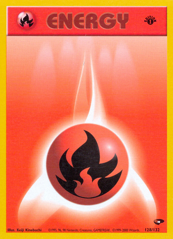 Fire Energy (128/132) [Gym Challenge 1st Edition] | Dragon's Lair Comics and Fantasy Houston TX