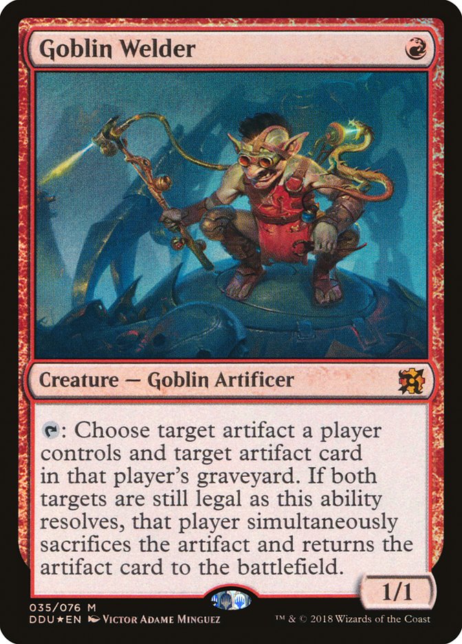 Goblin Welder [Duel Decks: Elves vs. Inventors] | Dragon's Lair Comics and Fantasy Houston TX