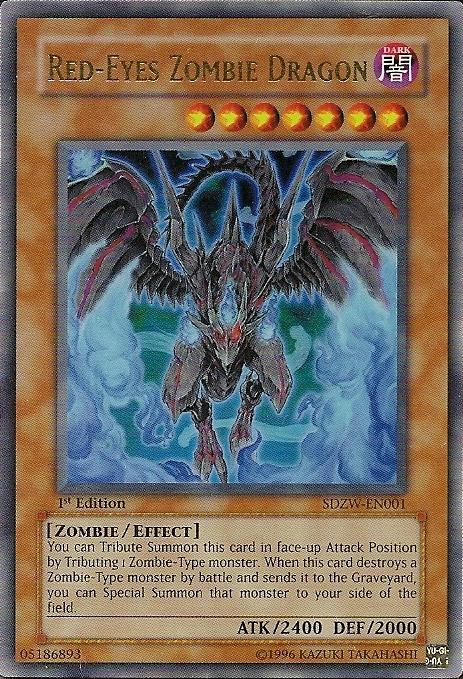 Red-Eyes Zombie Dragon [SDZW-EN001] Ultra Rare | Dragon's Lair Comics and Fantasy Houston TX