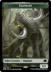 Elephant // Cat (003) Double-Sided Token [Dominaria Remastered Tokens] | Dragon's Lair Comics and Fantasy Houston TX