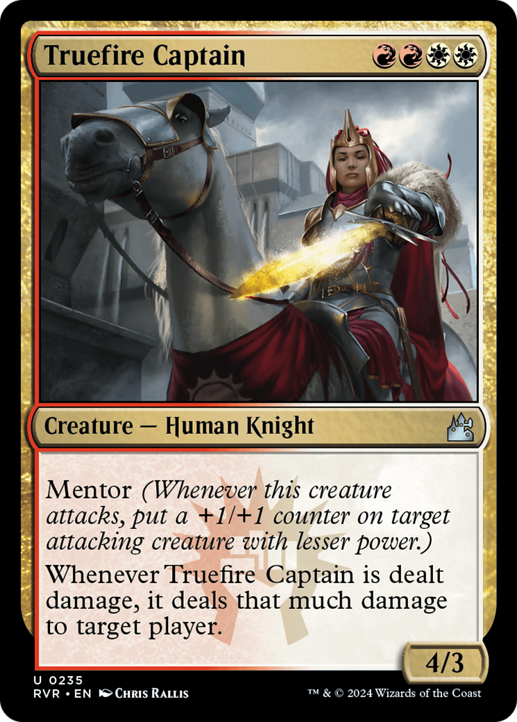 Truefire Captain [Ravnica Remastered] | Dragon's Lair Comics and Fantasy Houston TX