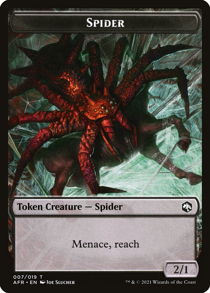 Spider Token [Dungeons & Dragons: Adventures in the Forgotten Realms Tokens] | Dragon's Lair Comics and Fantasy Houston TX