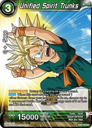 Unified Spirit Trunks (EX01-06) [Mighty Heroes] | Dragon's Lair Comics and Fantasy Houston TX