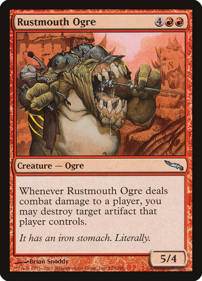 Rustmouth Ogre [Mirrodin] | Dragon's Lair Comics and Fantasy Houston TX