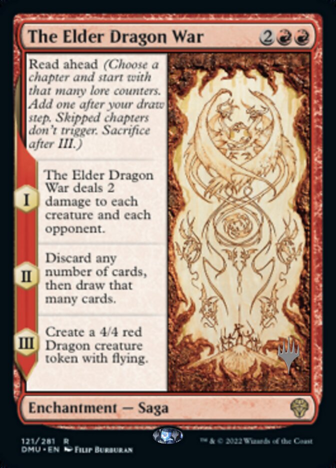 The Elder Dragon War (Promo Pack) [Dominaria United Promos] | Dragon's Lair Comics and Fantasy Houston TX