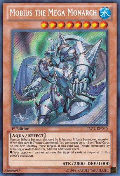 Mobius the Mega Monarch [LVAL-EN040] Secret Rare | Dragon's Lair Comics and Fantasy Houston TX