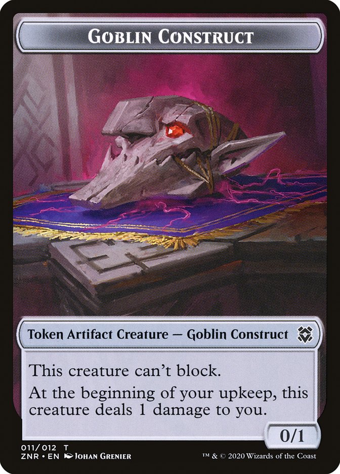 Goblin Construct Token [Zendikar Rising Tokens] | Dragon's Lair Comics and Fantasy Houston TX