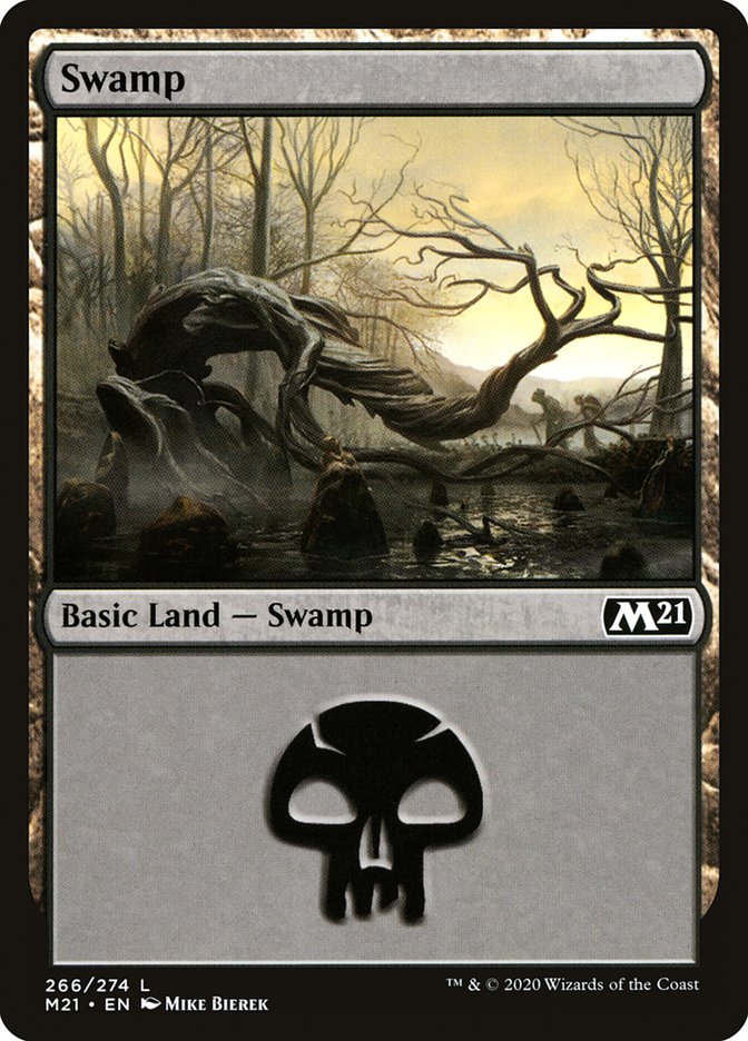 Swamp (266) [Core Set 2021] | Dragon's Lair Comics and Fantasy Houston TX