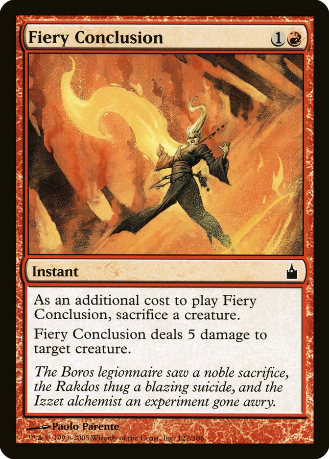 Fiery Conclusion [Ravnica: City of Guilds] | Dragon's Lair Comics and Fantasy Houston TX