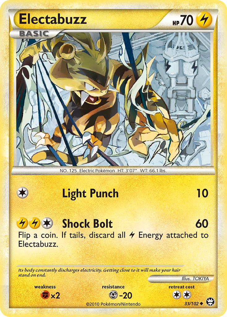 Electabuzz (33/102) [HeartGold & SoulSilver: Triumphant] | Dragon's Lair Comics and Fantasy Houston TX